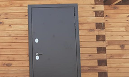 Установка входной двери металлическая с утеплителем и терморазрывом Дверь+Монтаж