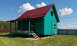 Покраска дома снаружи 1 слой Работа