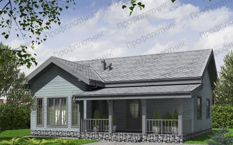 Проект дома из бруса 10 м х 12 м ДБ-103