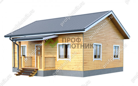 Проект каркасного дома К-150 8х9, площадью 61 м2  в Москве и Московской области