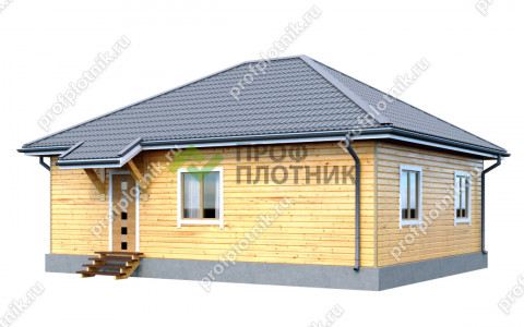 Проект каркасного дома К-178 8х10, площадью 71 м2  в Москве и Московской области