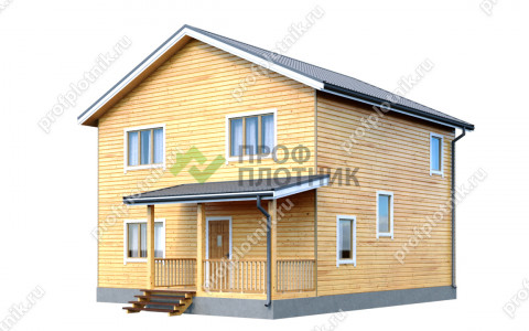 Проект каркасного дома К-189 9х9, площадью 143 м2  в Москве и Московской области