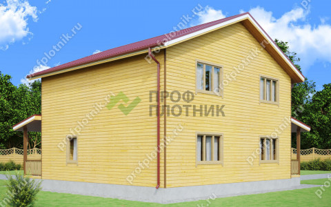 Проект каркасного дома К-213 9х10, площадью 162 м2  в Москве и Московской области