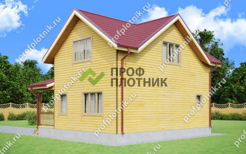 Проект каркасного дома К-217 8х9, площадью 97 м2  в Москве и Московской области