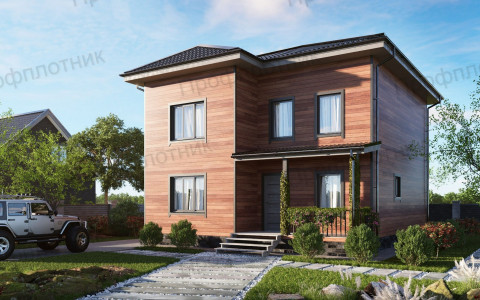 Проект каркасного дома К-221 9х10 м, площадью 146 м2