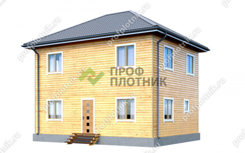 Проект дома из бруса ДК-165 7х9, площадью 108 м2 под ключ в Москве и Московской области